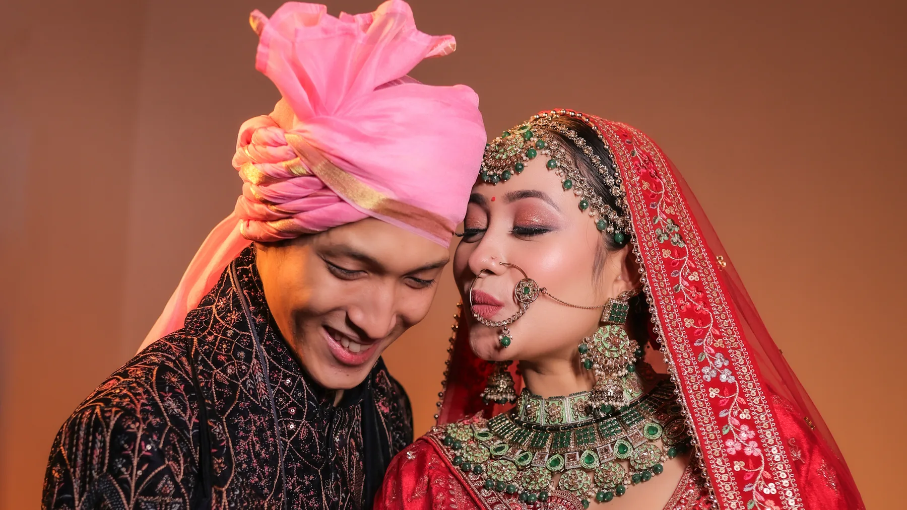 Photoshoot in Noida - joyful couple portrait by Video Craft Photography