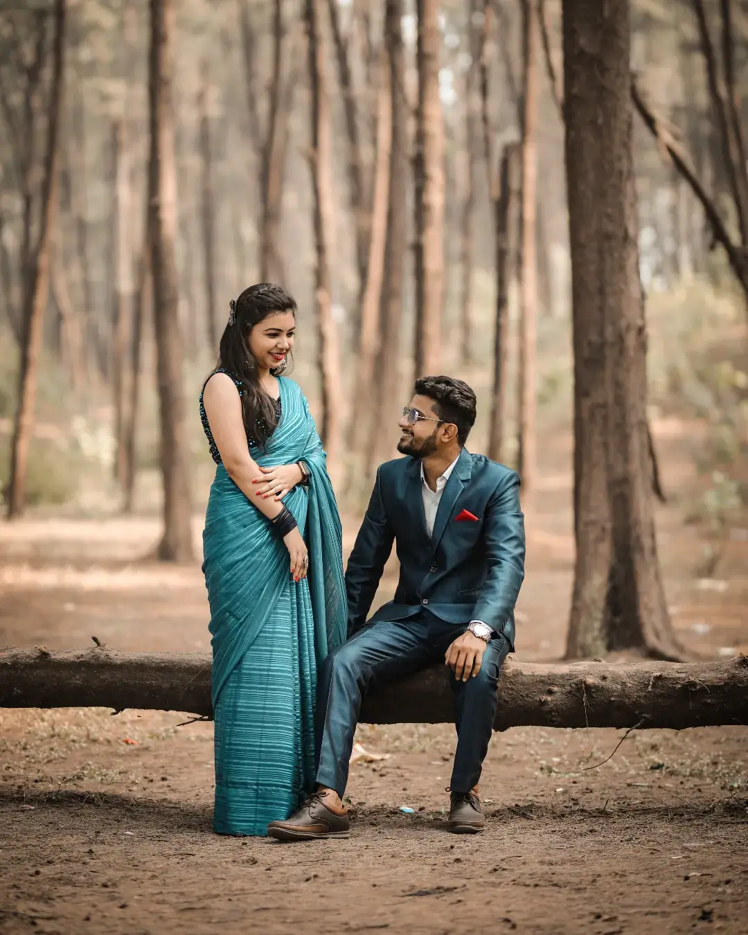 Best wedding photographers in Rohini - couple portrait by Bandhan Films