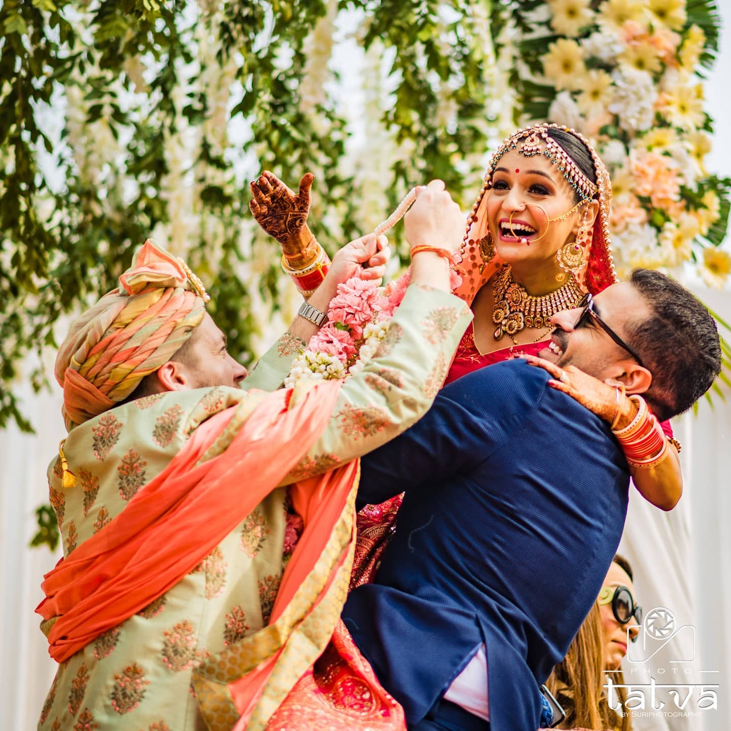 Wedding photographer in Pitampura and Rohini area - joyful couple by PhotoTatva Production