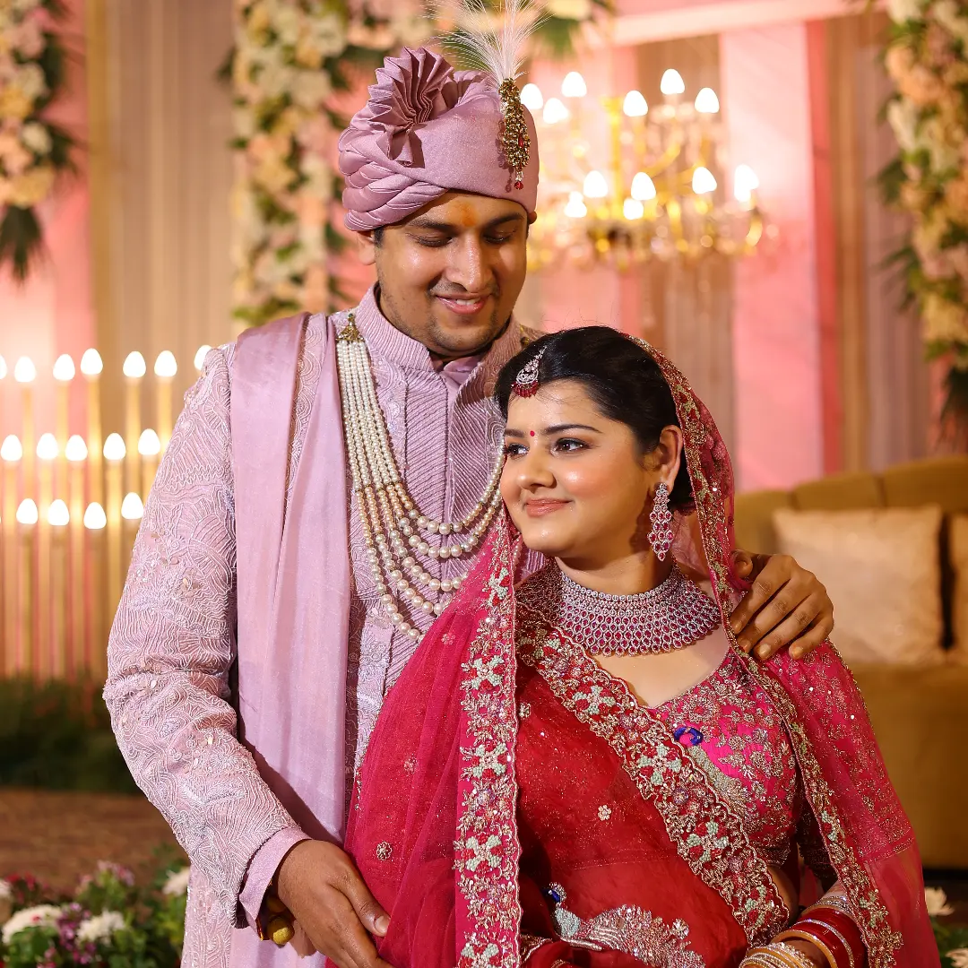 Best wedding photographers in Noida - couple portrait by SRG Production